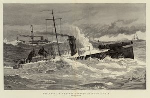 Las Maniobras Navales, Torpederos en una Tormenta
